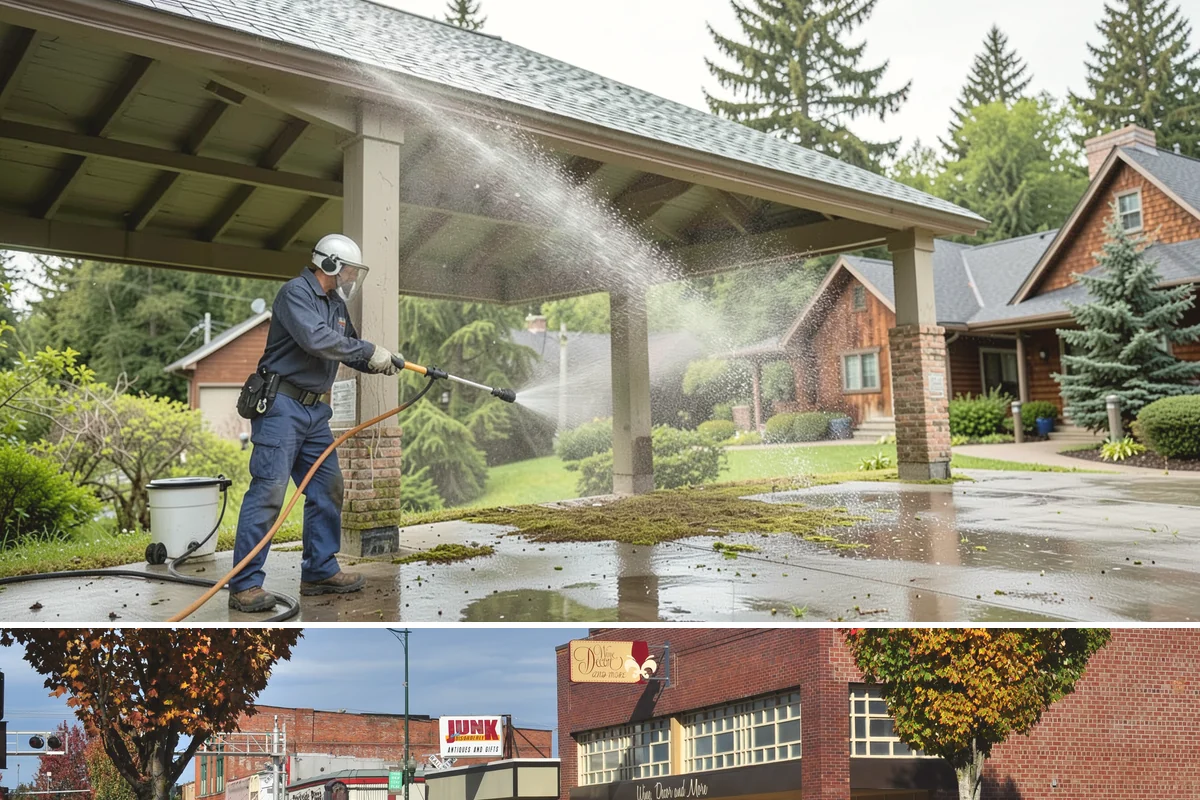 Wood Fence Washing in Puyallup, Pierce County, WA - Aim for the drier summer months when the boards can dry out fully between washes and rains.