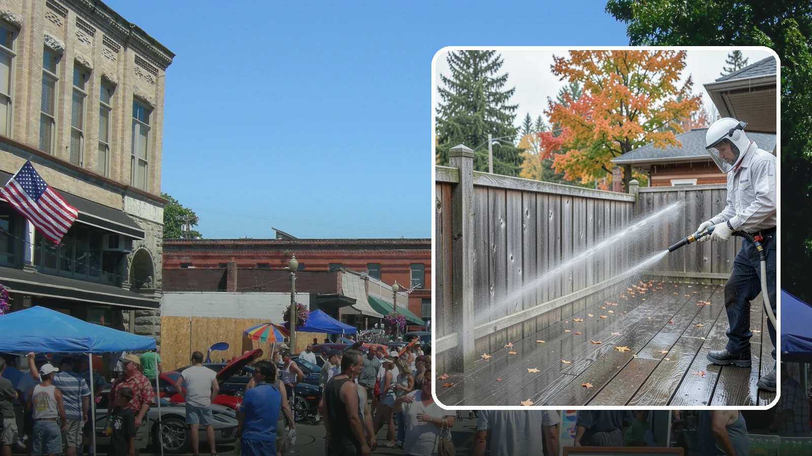 Wood Fence Washing in Snohomish, Snohomish County, WA - Pressure-controlled washing for pressure-treated and fir fences that keeps the boards intact while clearing years of grime.