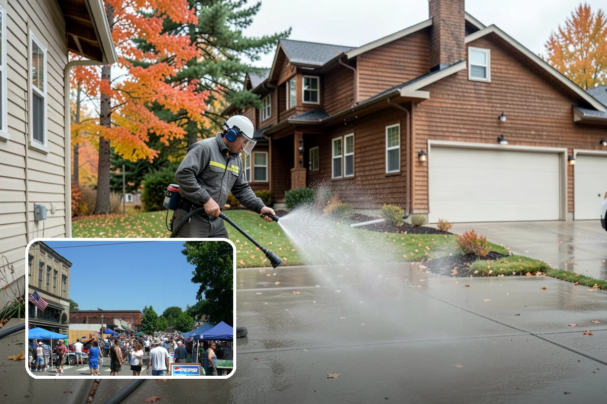 Wood Fence Washing in Snohomish, Snohomish County, WA - Clears algae and dark rundown streaks from every picket