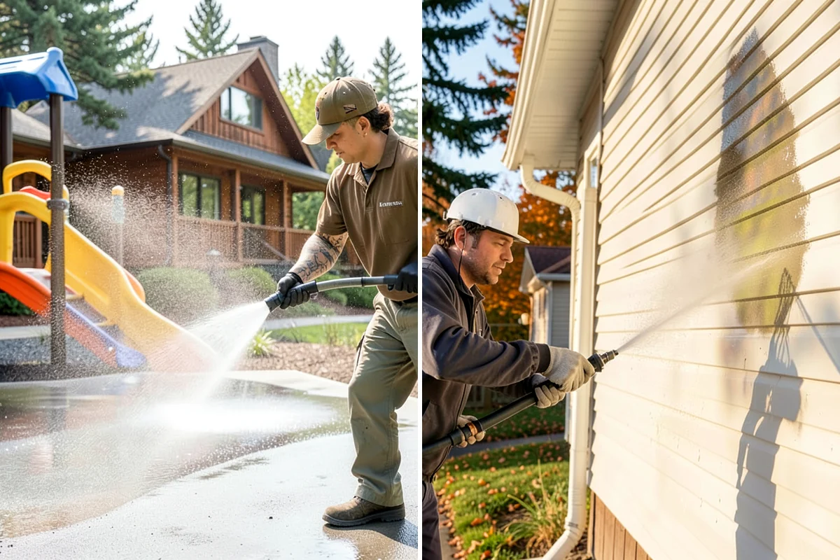 Wood Fence Washing in Snoqualmie, King County, WA - Inspect for loose or rotted boards before starting