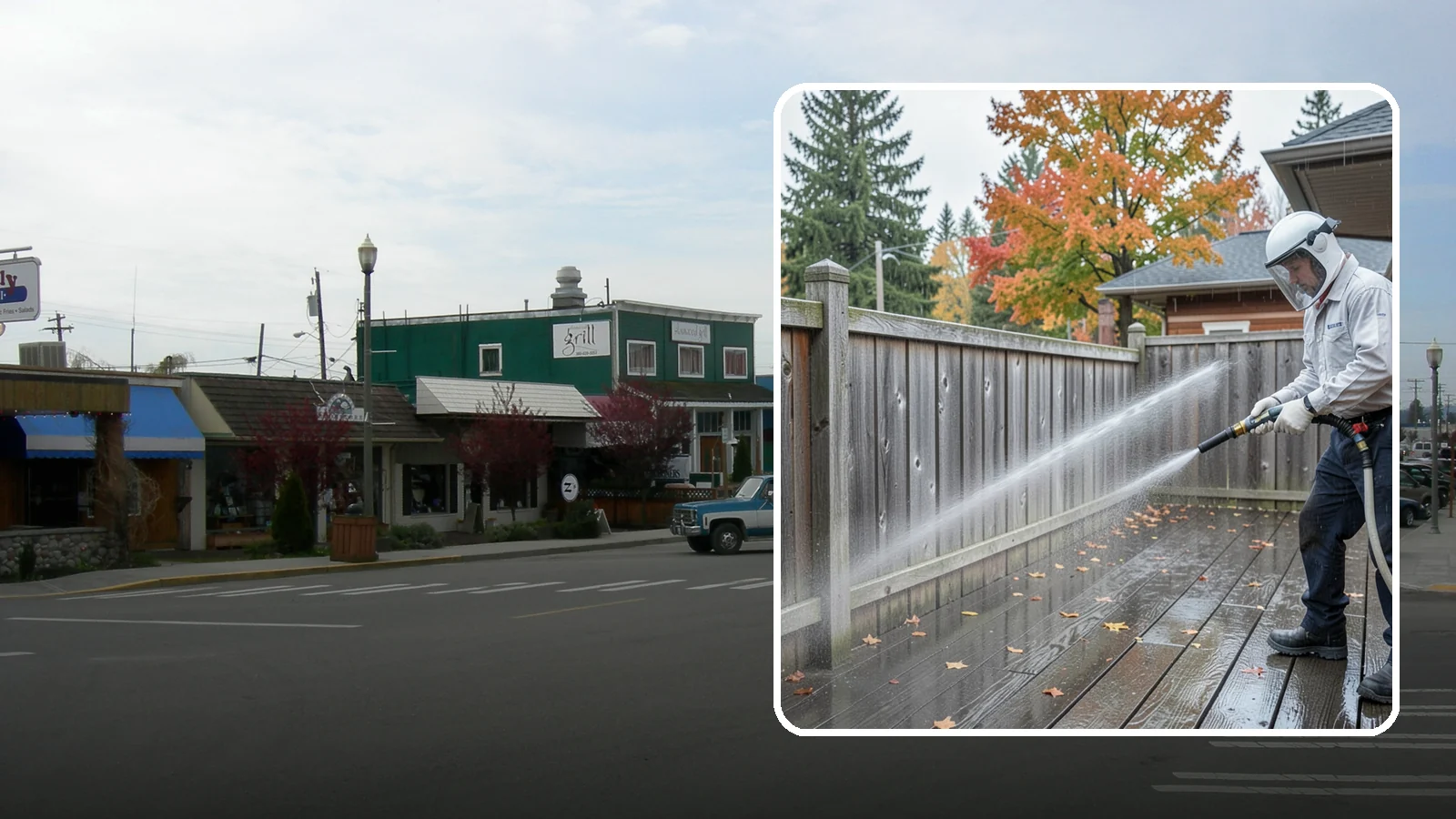 Wood Fence Washing in Stanwood, Snohomish County, WA - Pressure-controlled washing for pressure-treated and fir fences that keeps the boards intact while clearing years of grime.
