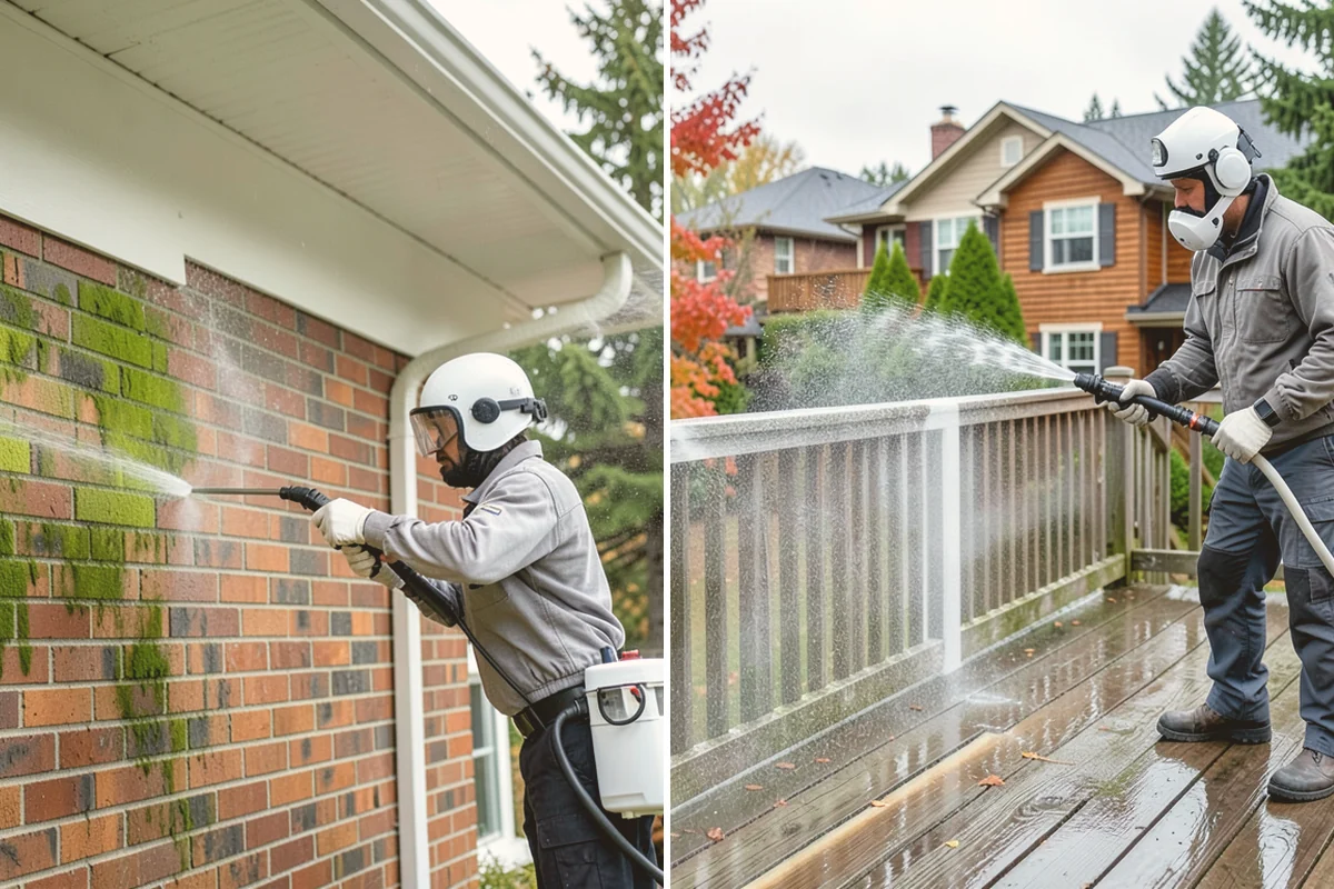 Wood Fence Washing in Stanwood, Snohomish County, WA - Inspect for loose or rotted boards before starting