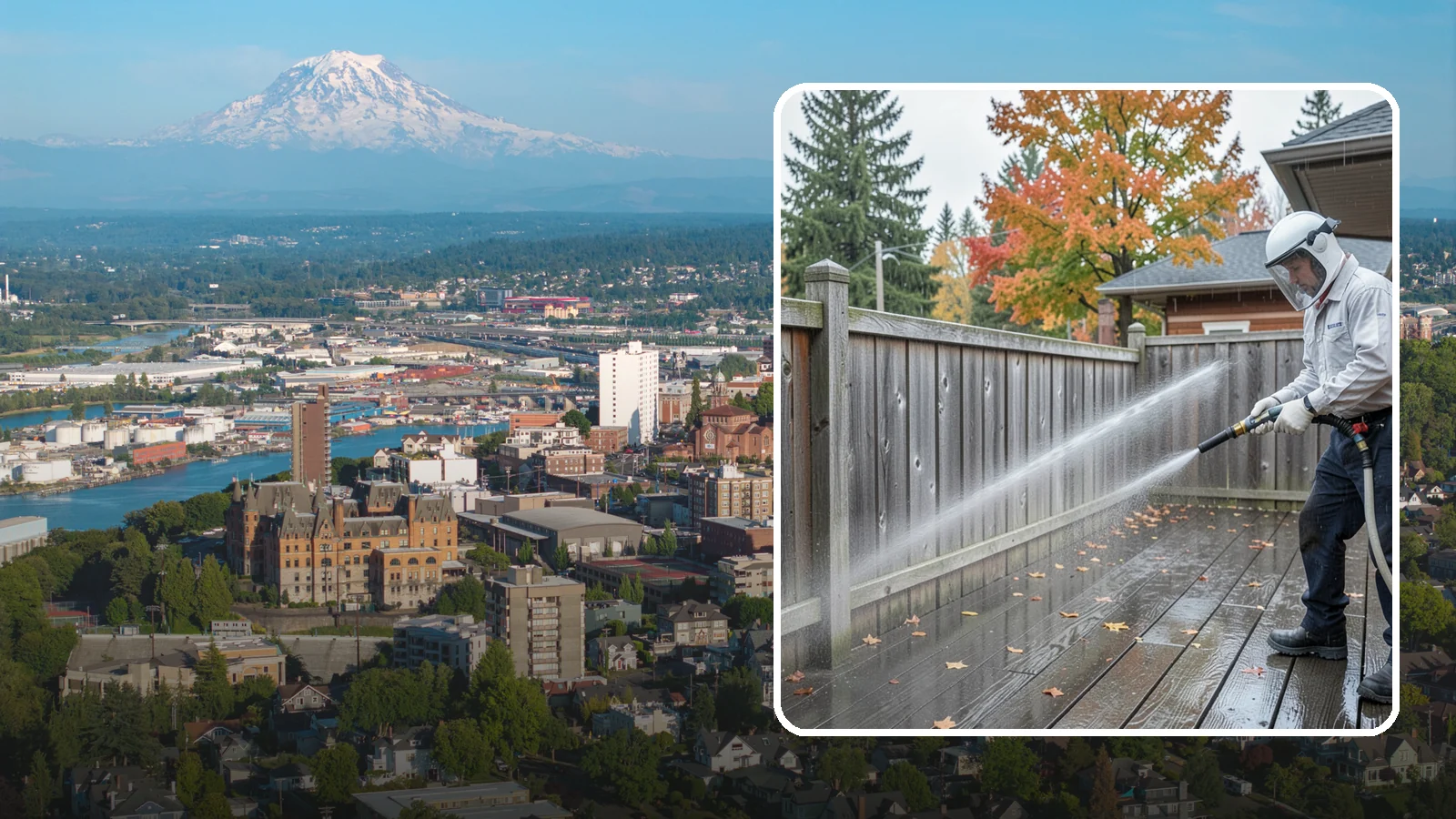 Wood Fence Washing in Tacoma, Pierce County, WA - Pressure-controlled washing for pressure-treated and fir fences that keeps the boards intact while clearing years of grime.