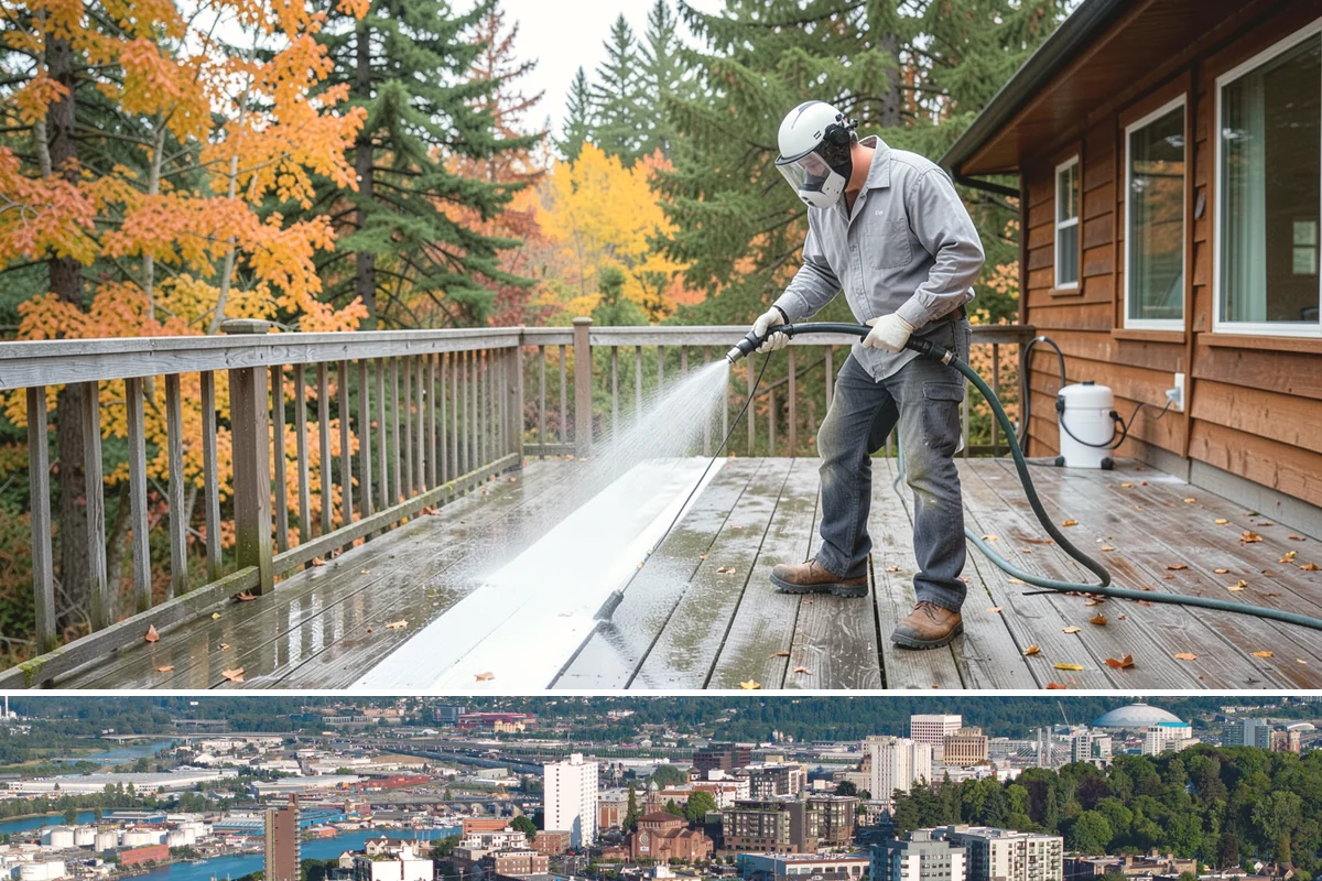 Wood Fence Washing in Tacoma, Pierce County, WA - Aim for the drier summer months when the boards can dry out fully between washes and rains.