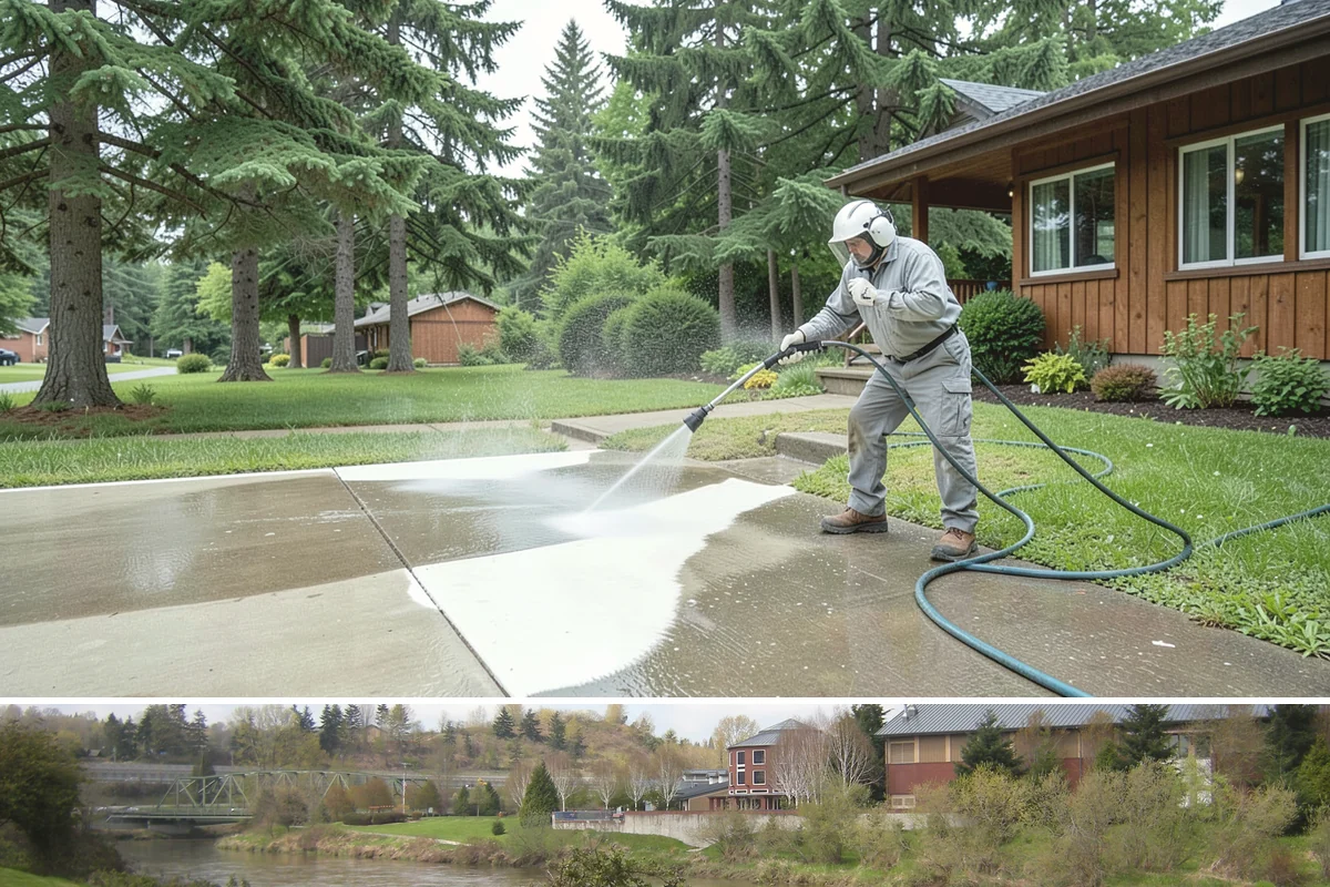 Wood Fence Washing in Tukwila, King County, WA - Aim for the drier summer months when the boards can dry out fully between washes and rains.