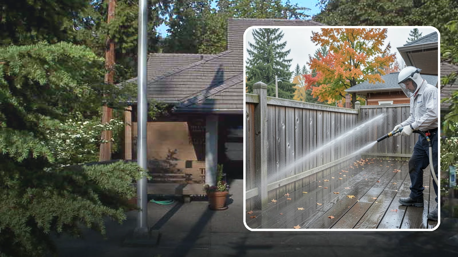 Wood Fence Washing in Yarrow Point, King County, WA - Pressure-controlled washing for pressure-treated and fir fences that keeps the boards intact while clearing years of grime.