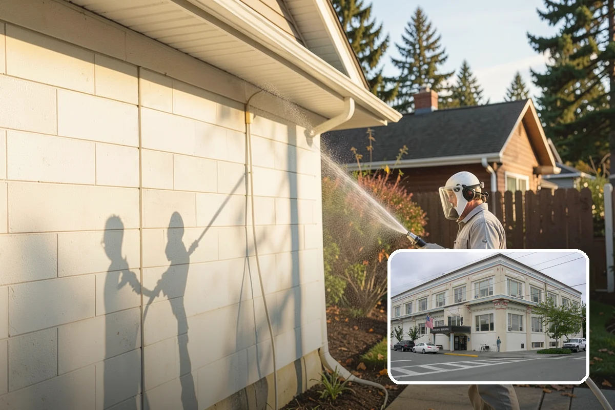 Wood Restoration in Anacortes, Skagit County, WA - Reverses gray weathering and reveals fresh wood tone