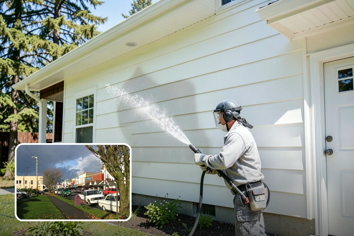 Wood Restoration in Arlington, Snohomish County, WA - Reverses gray weathering and reveals fresh wood tone