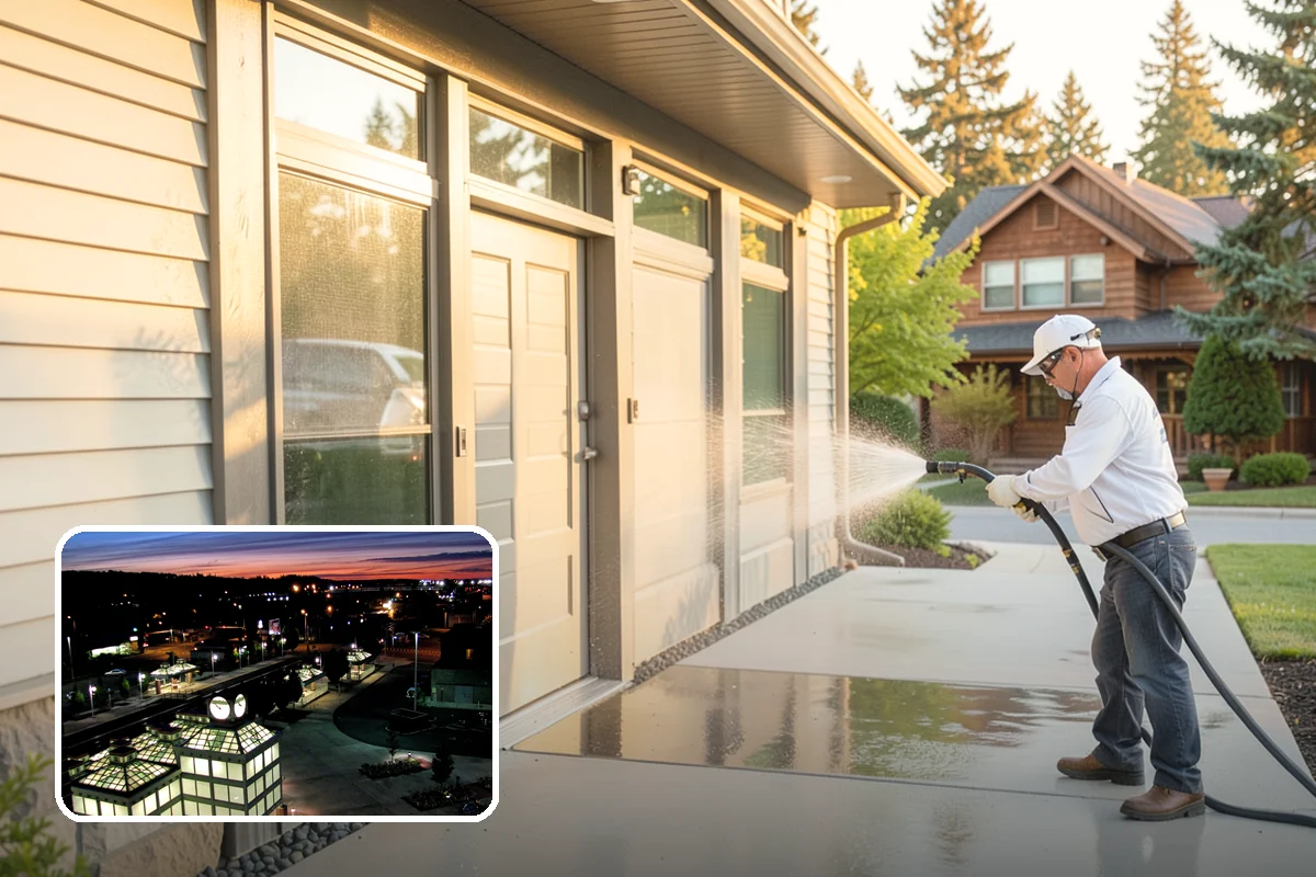 Wood Restoration in Auburn, King County, WA - Reverses gray weathering and reveals fresh wood tone
