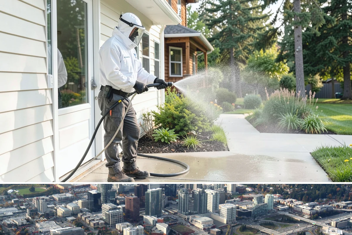 Wood Restoration in Bellevue, King County, WA - Restore wood in late spring or summer so the brightened surface can dry and then be sealed within the same dry window.