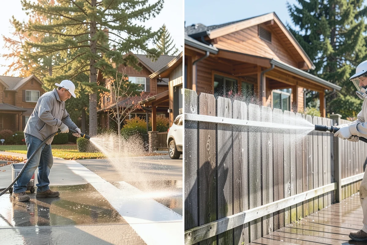 Wood Restoration in Bonney Lake, Pierce County, WA - Apply stripper to remove old stain, sealer, or paint