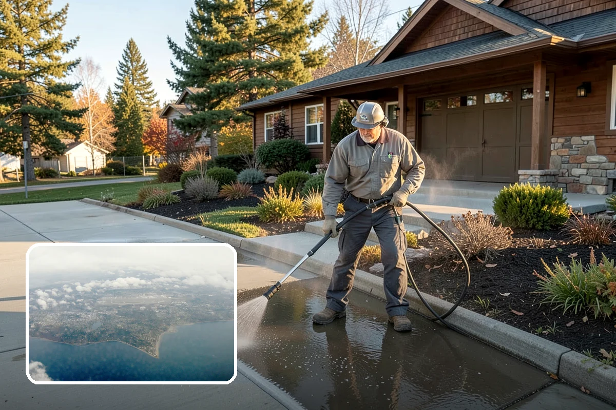 Wood Restoration in Burien, King County, WA - Reverses gray weathering and reveals fresh wood tone