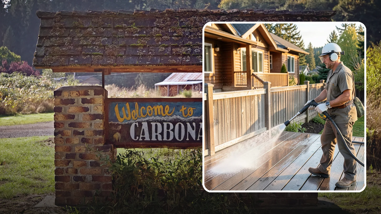 Wood Restoration in Carbonado, Pierce County, WA - Full restoration of gray, weathered wood surfaces that strips old finish, brightens the grain, and readies boards for lasting...
