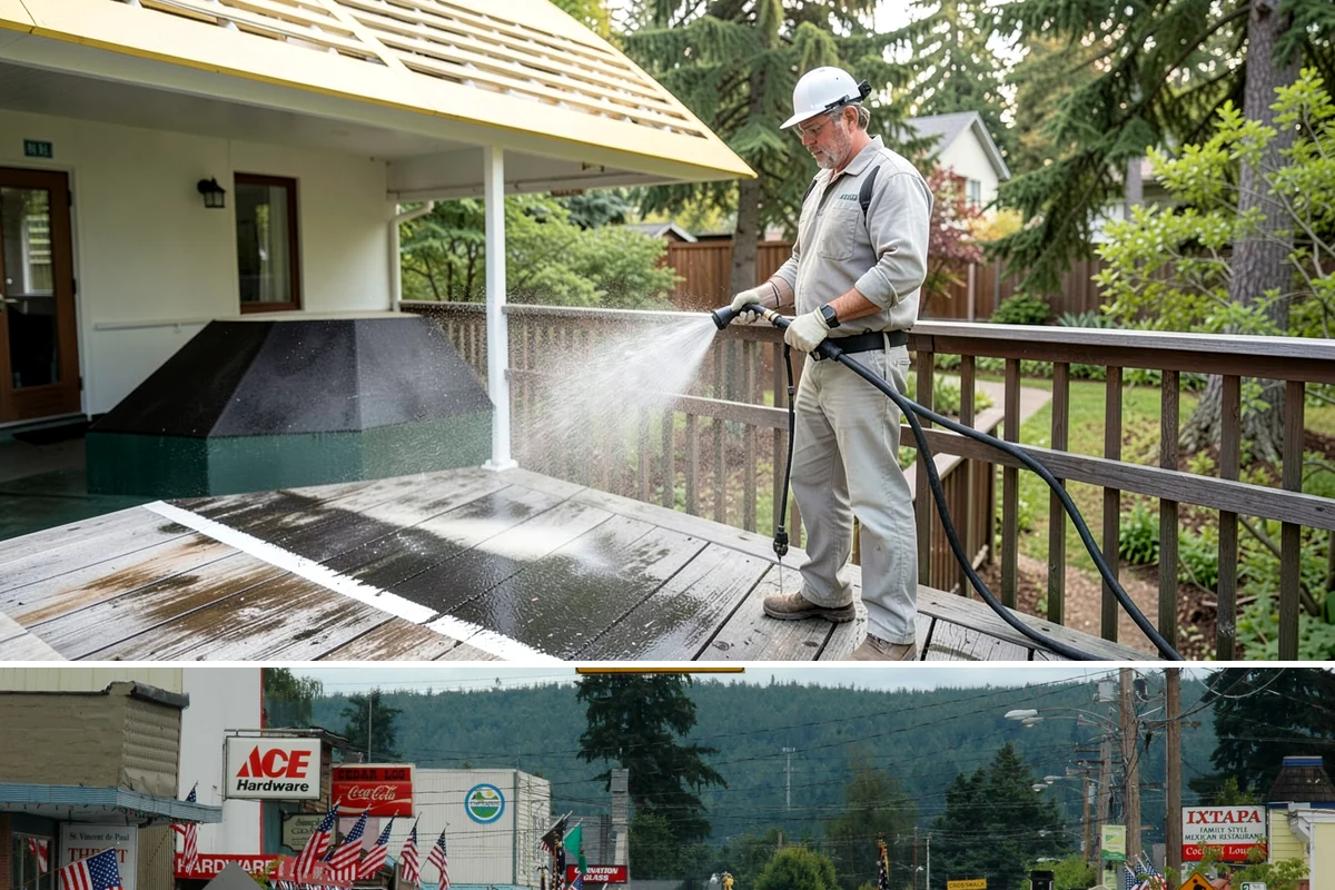 Wood Restoration in Carnation, King County, WA - Restore wood in late spring or summer so the brightened surface can dry and then be sealed within the same dry window.
