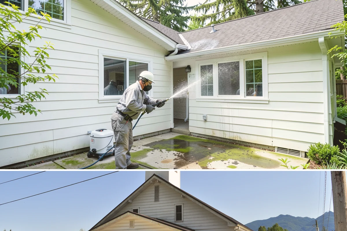 Wood Restoration in Concrete, Skagit County, WA - Restore wood in late spring or summer so the brightened surface can dry and then be sealed within the same dry window.
