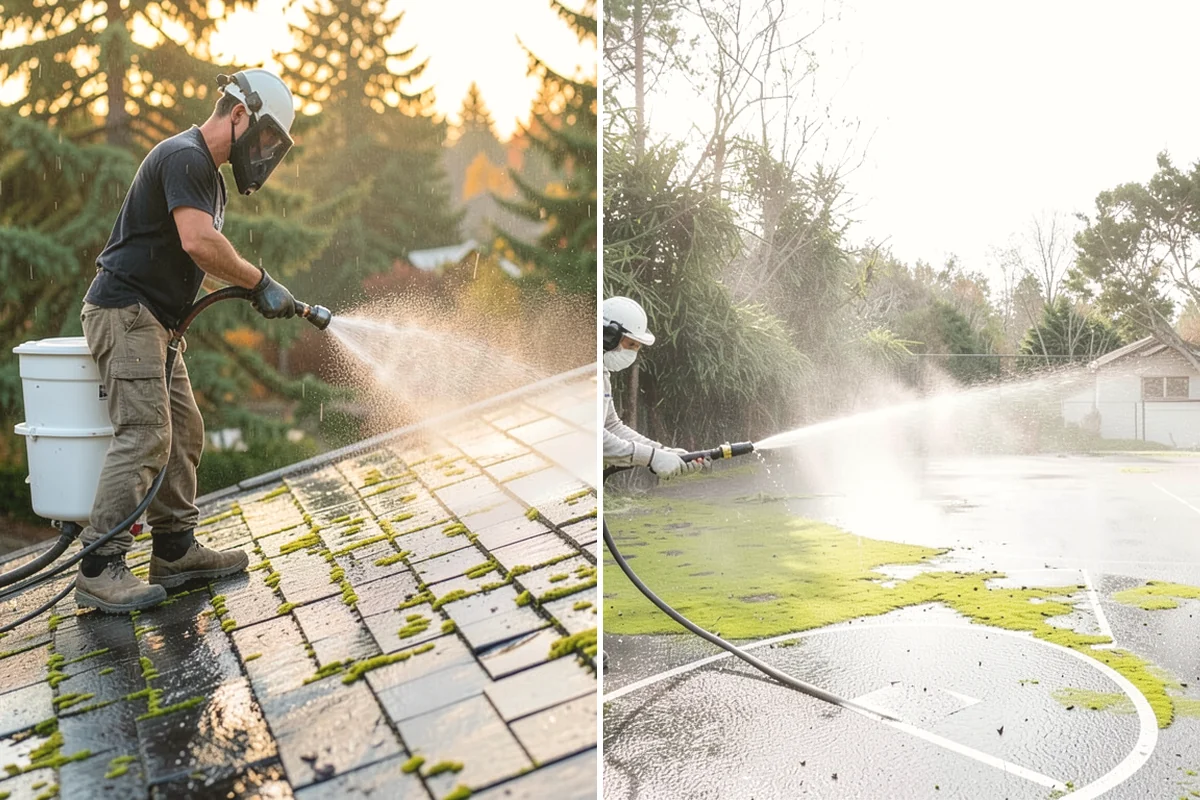 Wood Restoration in Covington, King County, WA - Apply stripper to remove old stain, sealer, or paint