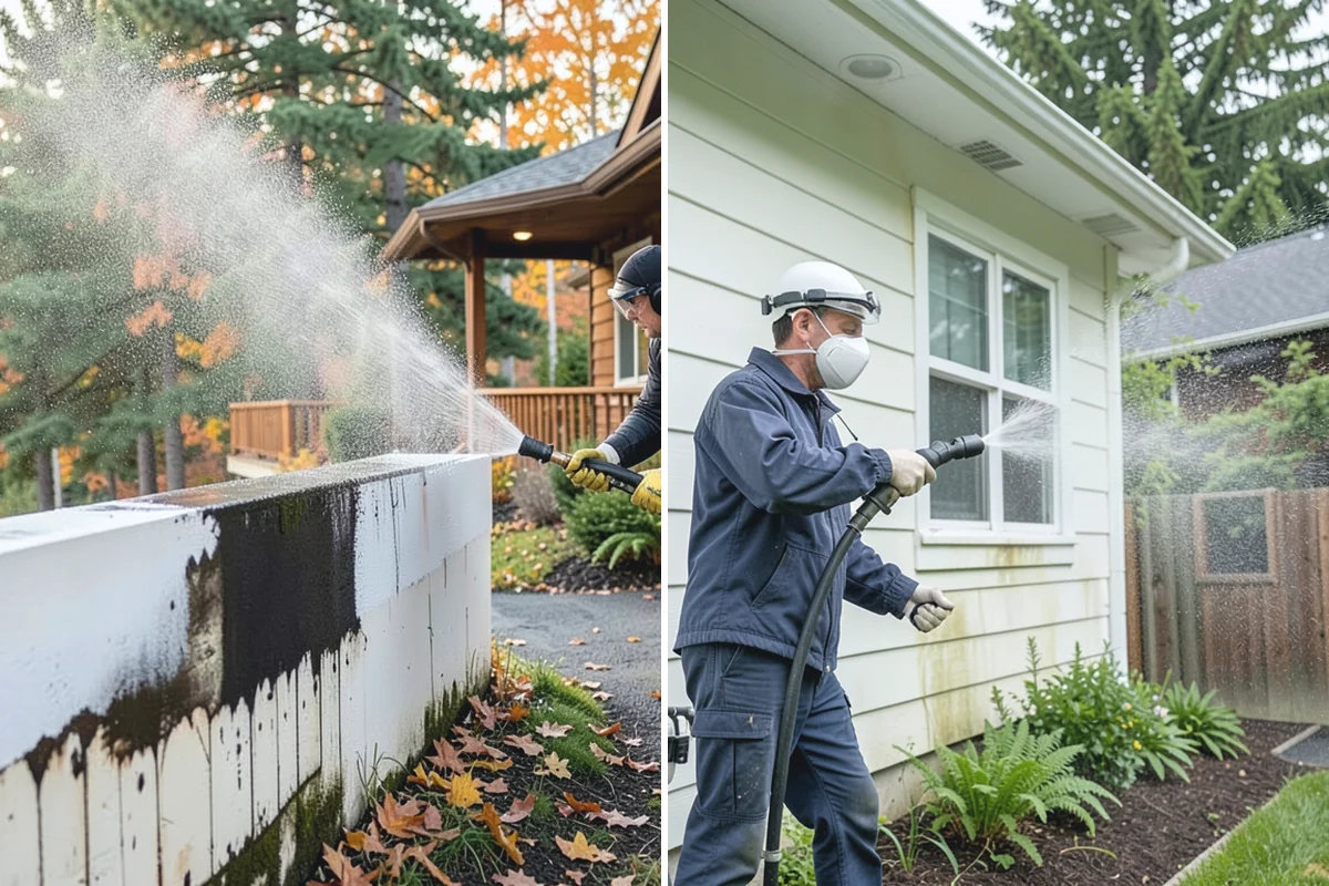 Wood Restoration in Des Moines, King County, WA - Apply stripper to remove old stain, sealer, or paint