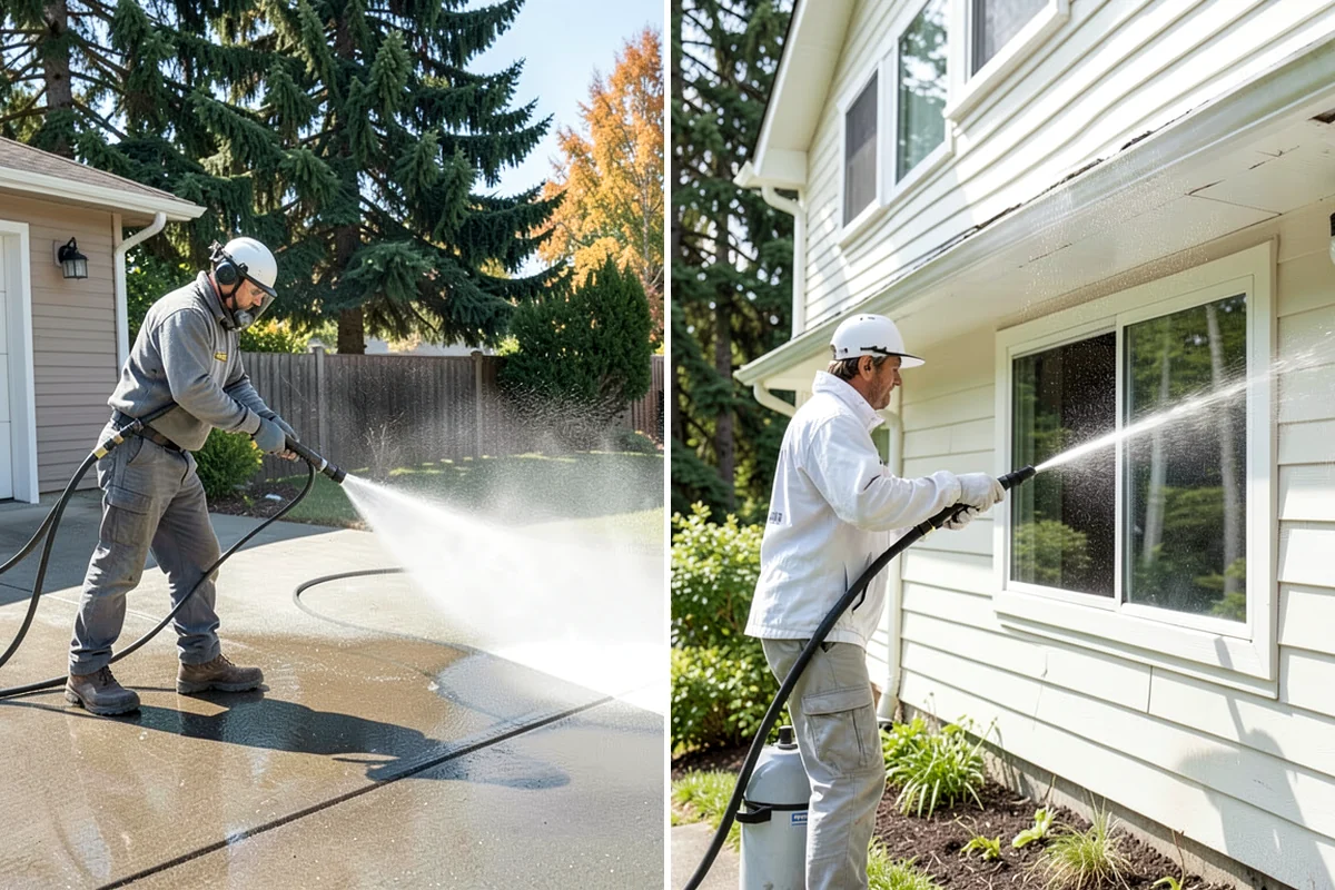 Wood Restoration in DuPont, Pierce County, WA - Apply stripper to remove old stain, sealer, or paint