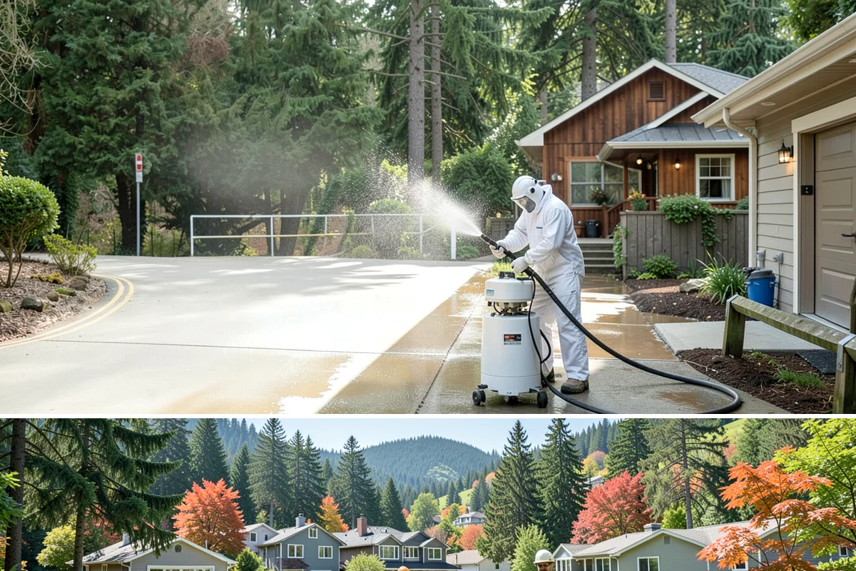 Wood Restoration in Fircrest, Pierce County, WA - Restore wood in late spring or summer so the brightened surface can dry and then be sealed within the same dry window.