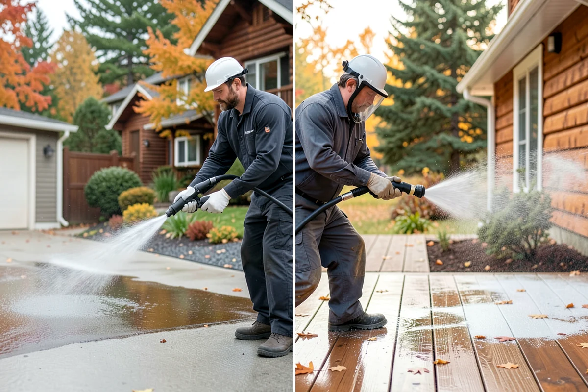 Wood Restoration in Gig Harbor, Pierce County, WA - Apply stripper to remove old stain, sealer, or paint