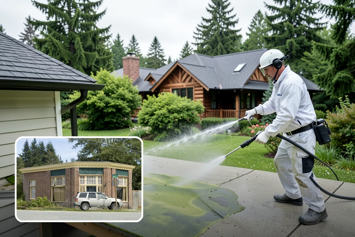 Wood Restoration in Hamilton, Skagit County, WA - Reverses gray weathering and reveals fresh wood tone