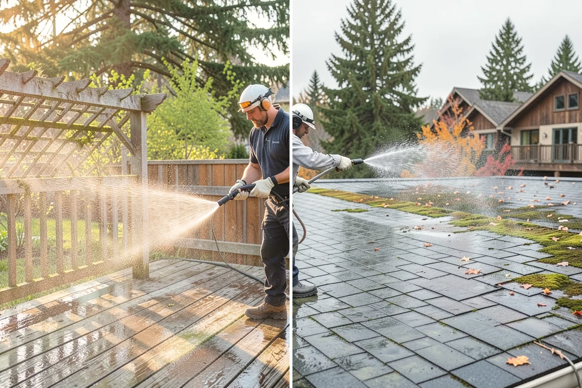Wood Restoration in Issaquah, King County, WA - Apply stripper to remove old stain, sealer, or paint