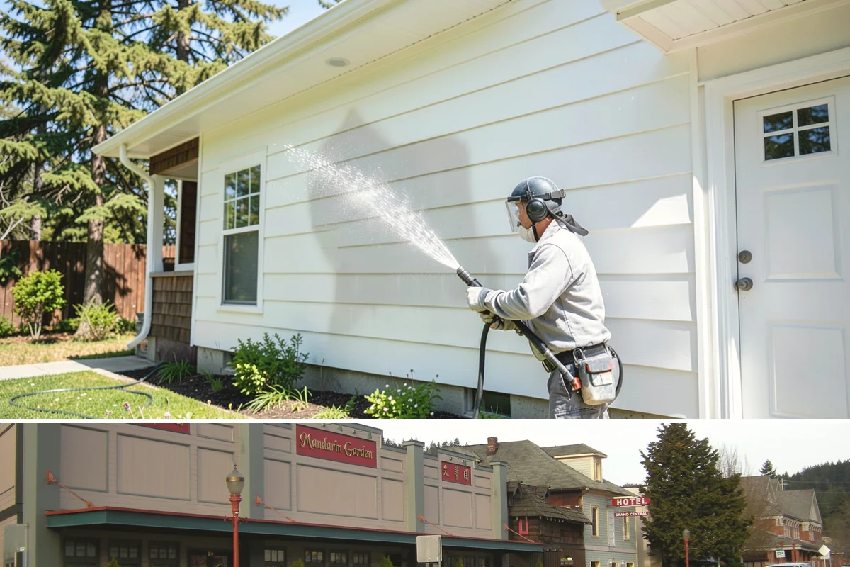 Wood Restoration in Issaquah, King County, WA - Restore wood in late spring or summer so the brightened surface can dry and then be sealed within the same dry window.