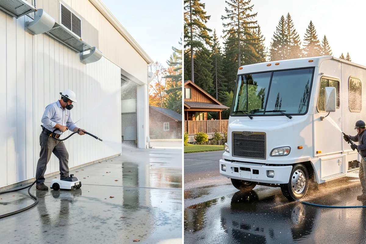 Wood Restoration in Lake Forest Park, King County, WA - Apply stripper to remove old stain, sealer, or paint