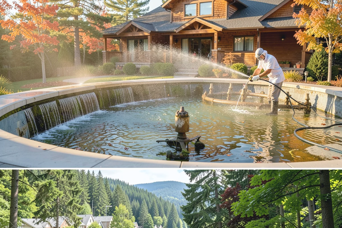 Wood Restoration in Lake Forest Park, King County, WA - Restore wood in late spring or summer so the brightened surface can dry and then be sealed within the same dry window.
