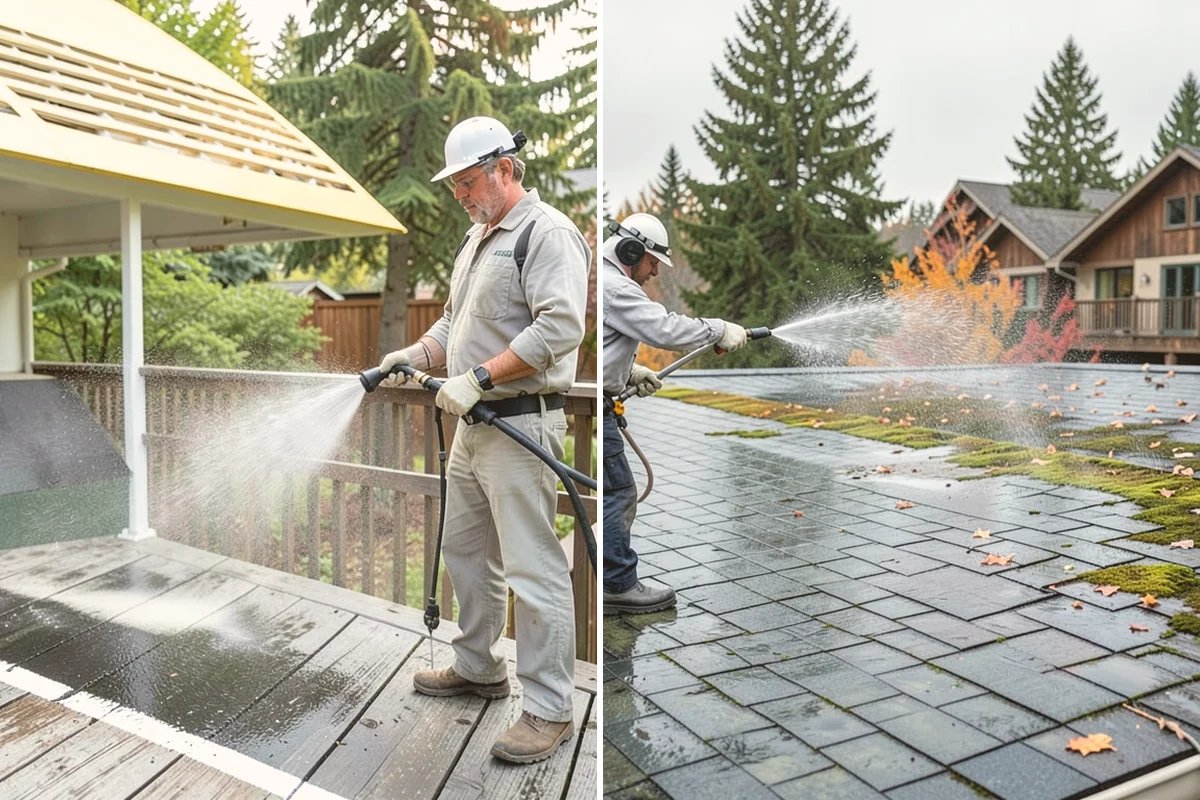 Wood Restoration in Langley, Island County, WA - Apply stripper to remove old stain, sealer, or paint