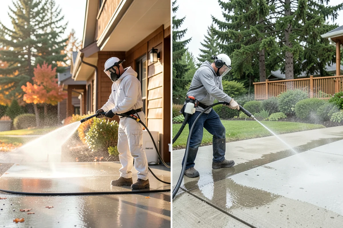 Wood Restoration in Lyman, Skagit County, WA - Apply stripper to remove old stain, sealer, or paint