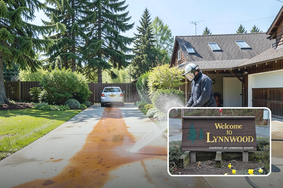 Wood Restoration in Lynnwood, Snohomish County, WA - Reverses gray weathering and reveals fresh wood tone