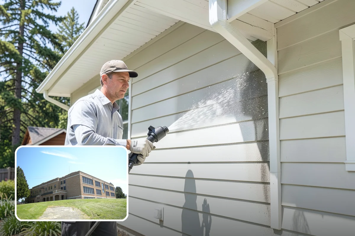 Wood Restoration in Maple Valley, King County, WA - Reverses gray weathering and reveals fresh wood tone