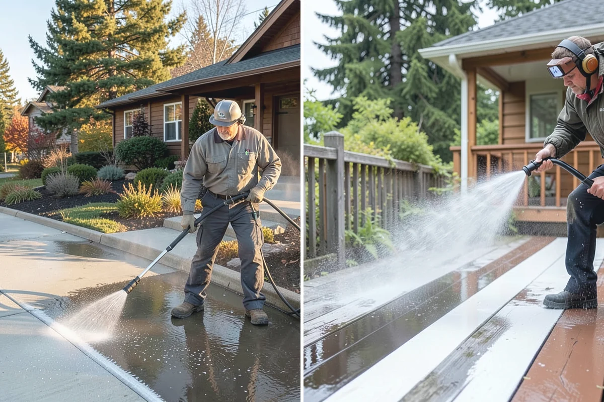 Wood Restoration in Marysville, Snohomish County, WA - Apply stripper to remove old stain, sealer, or paint