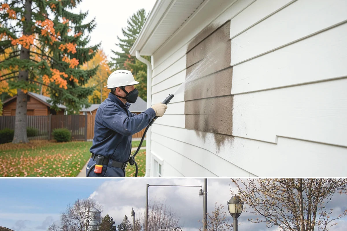 Wood Restoration in Marysville, Snohomish County, WA - Restore wood in late spring or summer so the brightened surface can dry and then be sealed within the same dry window.