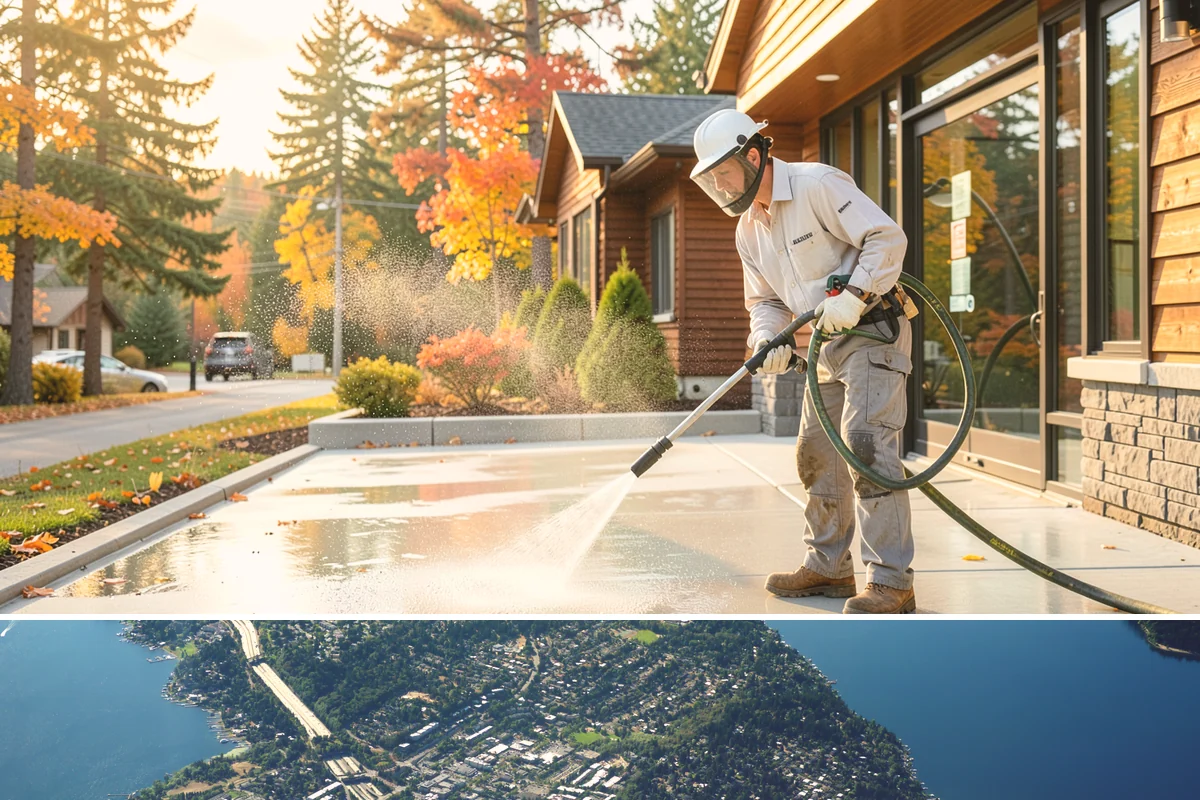 Wood Restoration in Mercer Island, King County, WA - Restore wood in late spring or summer so the brightened surface can dry and then be sealed within the same dry window.