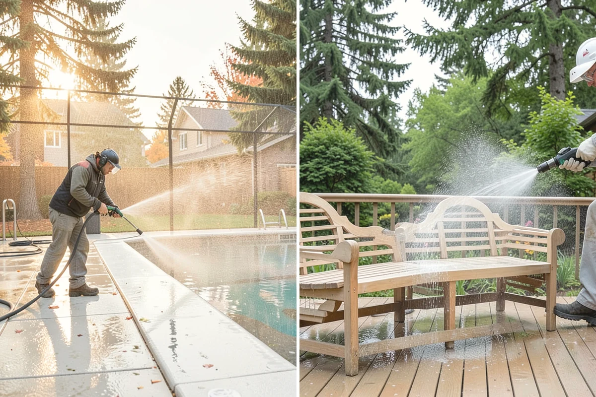 Wood Restoration in Mill Creek, Snohomish County, WA - Apply stripper to remove old stain, sealer, or paint
