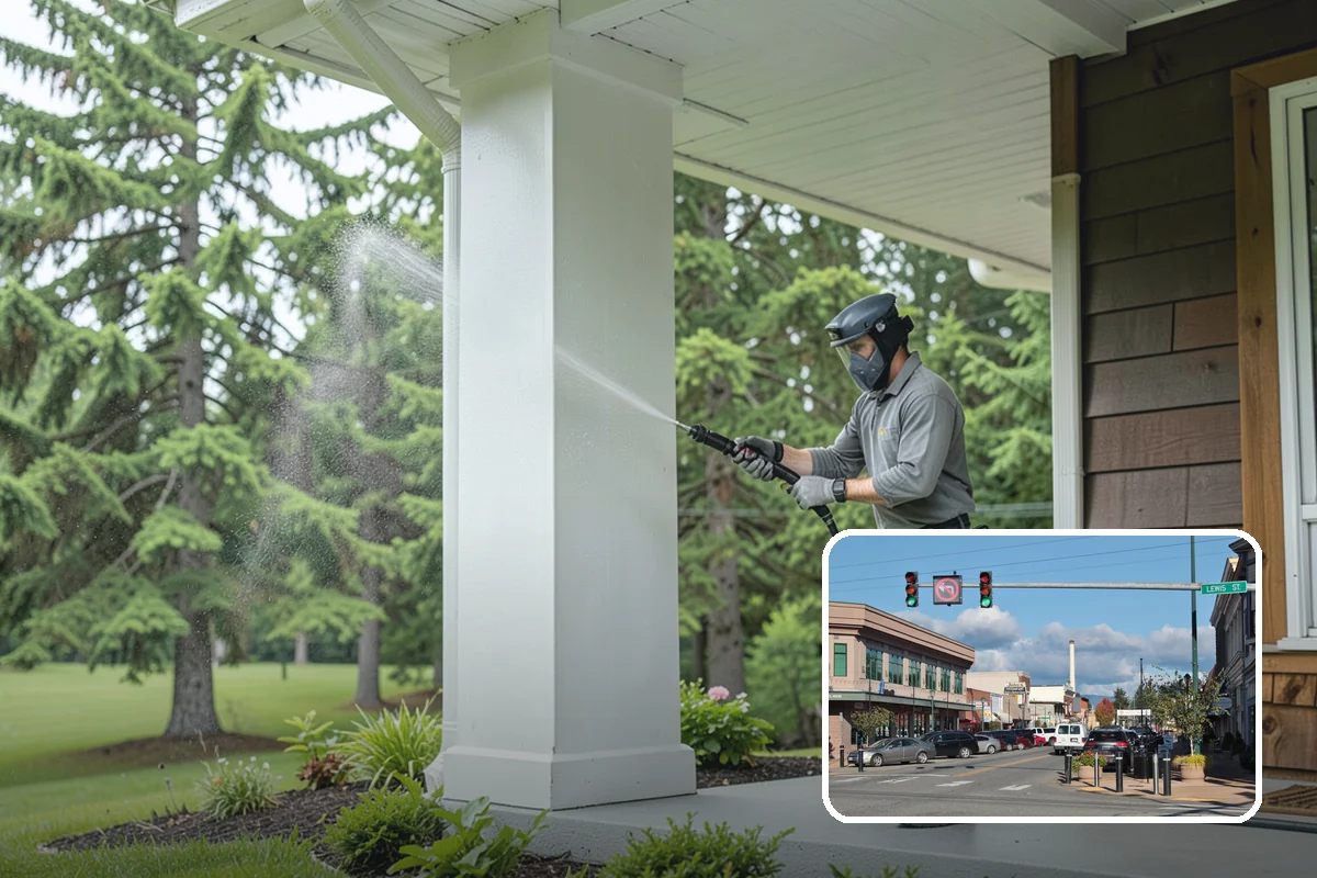 Wood Restoration in Monroe, Snohomish County, WA - Reverses gray weathering and reveals fresh wood tone