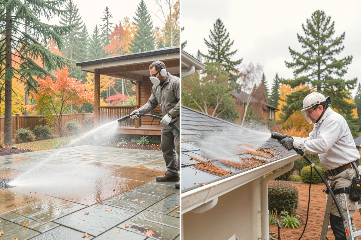 Wood Restoration in Mount Vernon, Skagit County, WA - Apply stripper to remove old stain, sealer, or paint