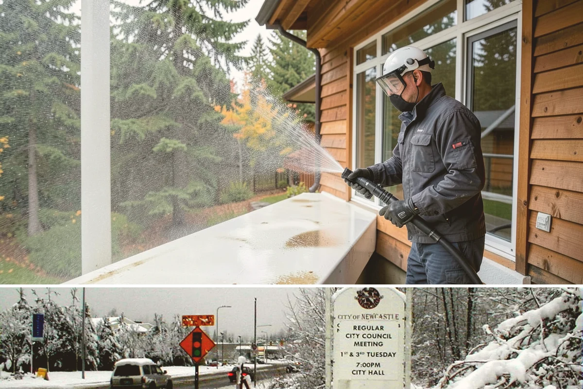 Wood Restoration in Newcastle, King County, WA - Restore wood in late spring or summer so the brightened surface can dry and then be sealed within the same dry window.