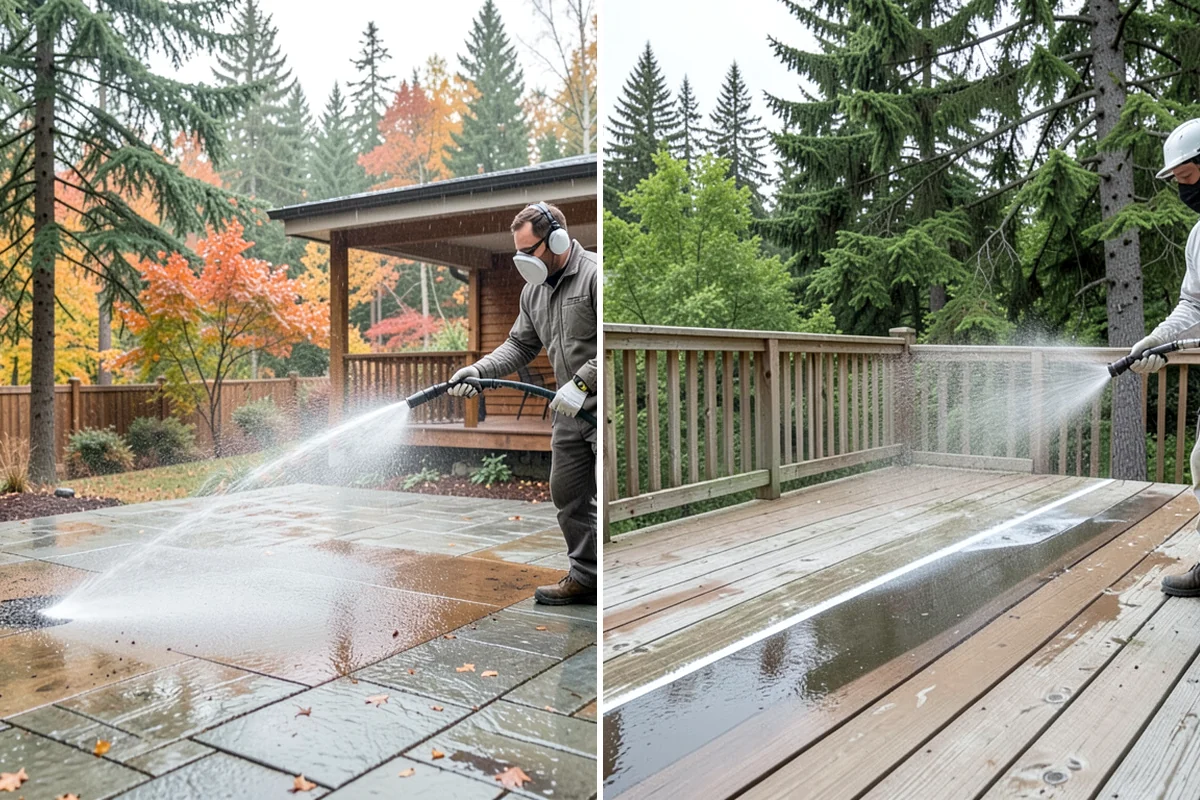 Wood Restoration in Pacific, King County, WA - Apply stripper to remove old stain, sealer, or paint