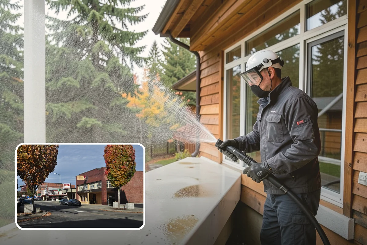 Wood Restoration in Puyallup, Pierce County, WA - Reverses gray weathering and reveals fresh wood tone