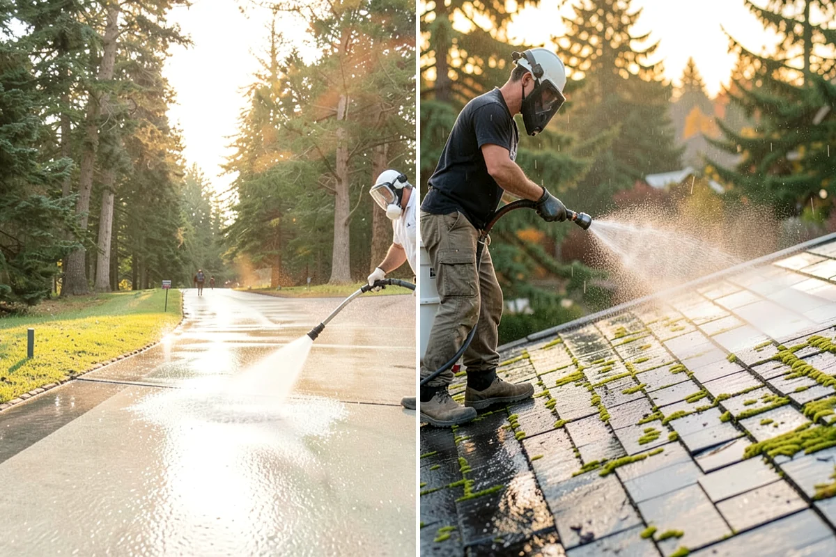 Wood Restoration in Puyallup, Pierce County, WA - Apply stripper to remove old stain, sealer, or paint