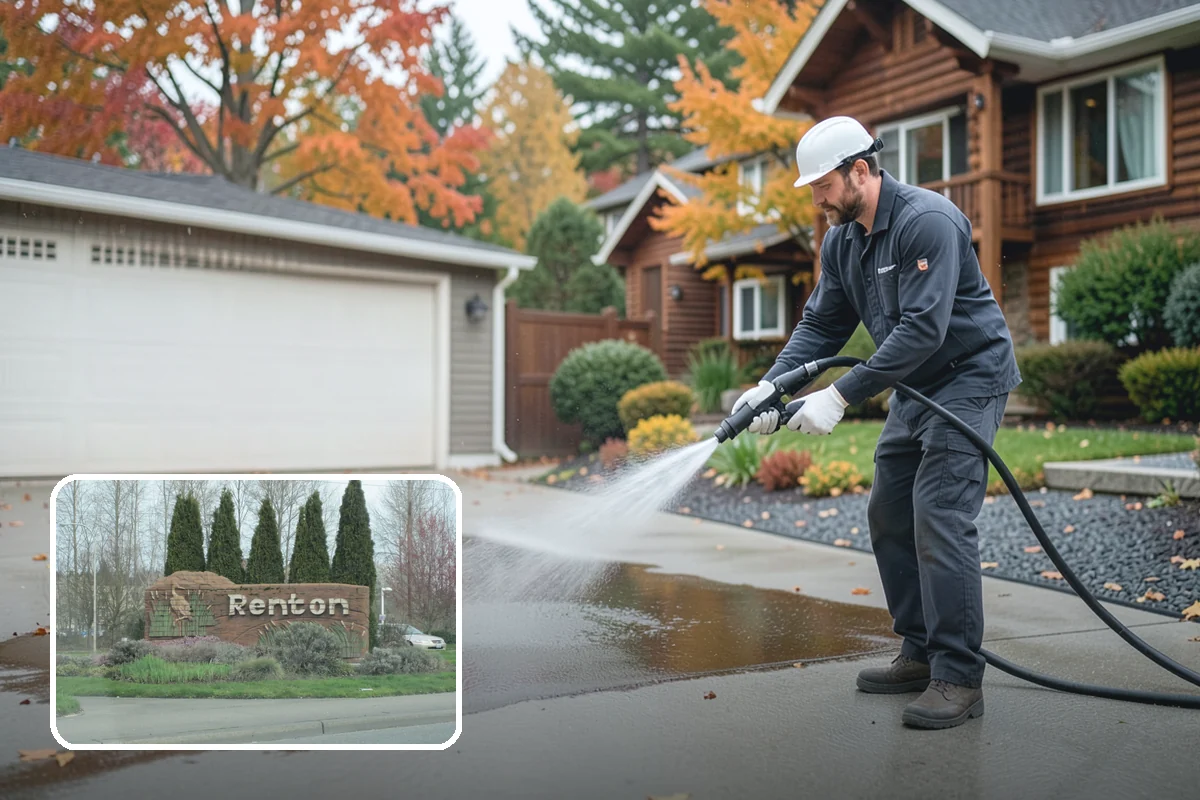 Wood Restoration in Renton, King County, WA - Reverses gray weathering and reveals fresh wood tone