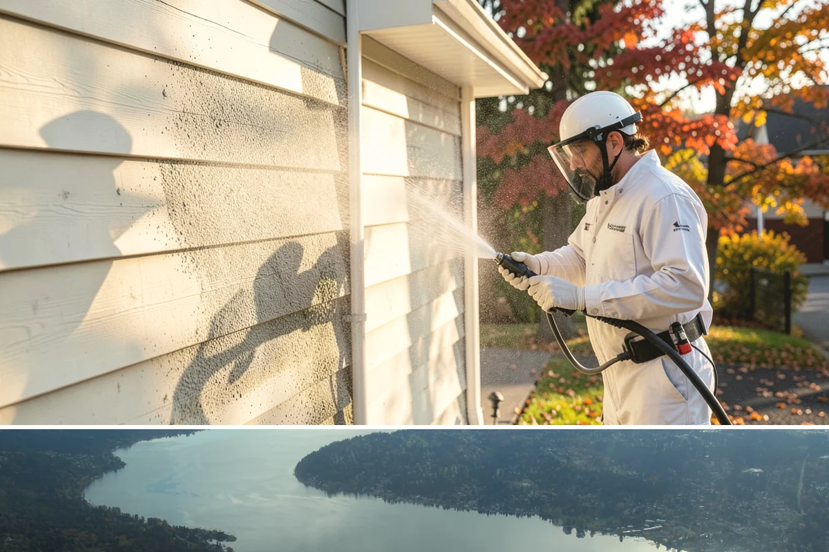 Wood Restoration in Sammamish, King County, WA - Restore wood in late spring or summer so the brightened surface can dry and then be sealed within the same dry window.