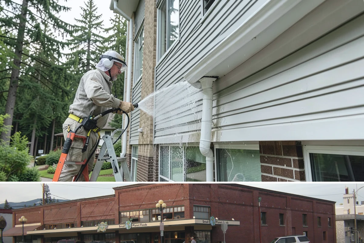 Wood Restoration in Sedro-Woolley, Skagit County, WA - Restore wood in late spring or summer so the brightened surface can dry and then be sealed within the same dry window.