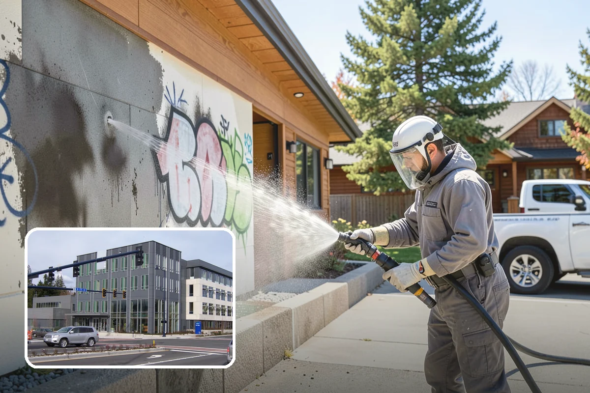 Wood Restoration in Shoreline, King County, WA - Reverses gray weathering and reveals fresh wood tone