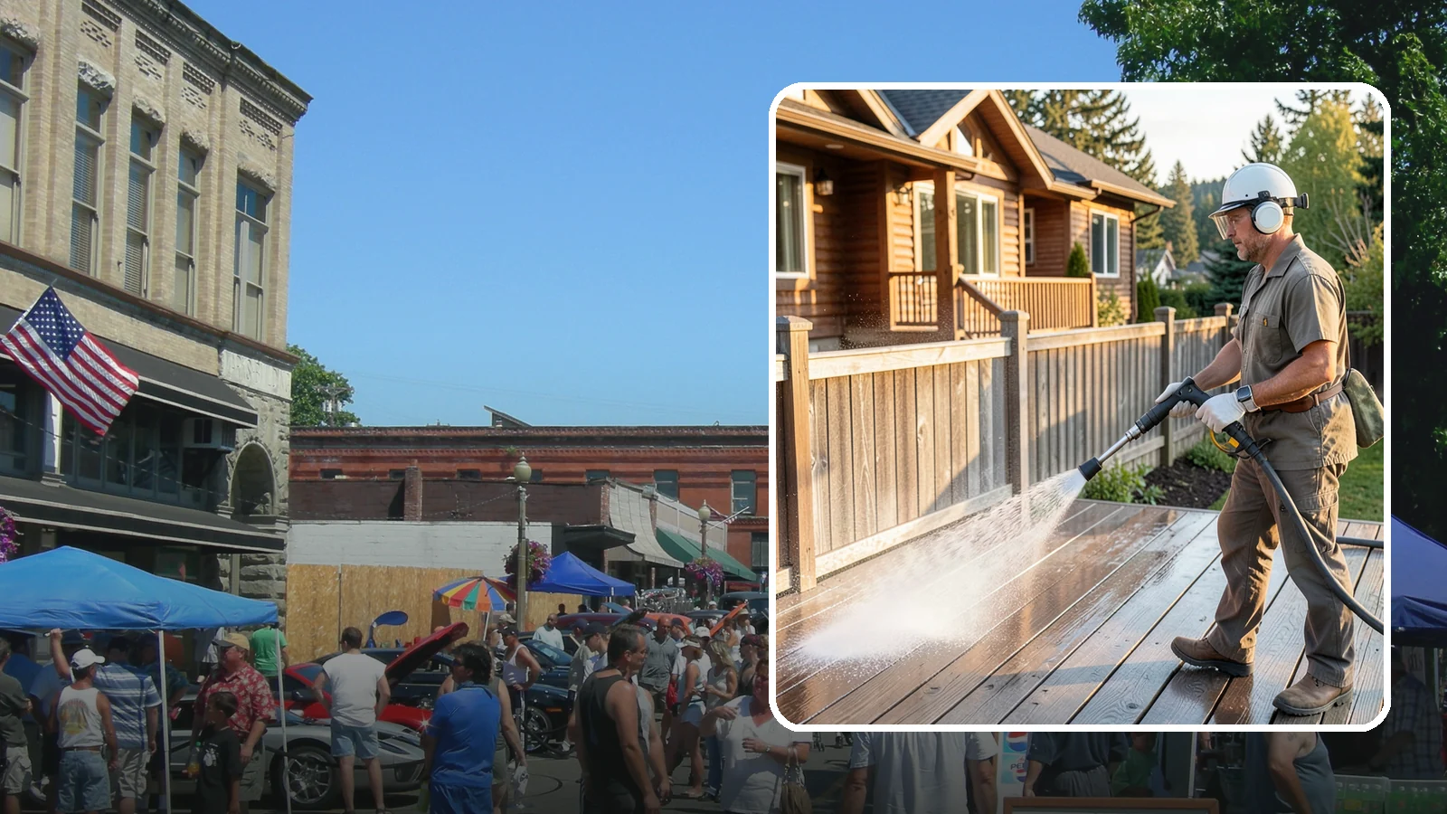 Wood Restoration in Snohomish, Snohomish County, WA - Full restoration of gray, weathered wood surfaces that strips old finish, brightens the grain, and readies boards for lasting...