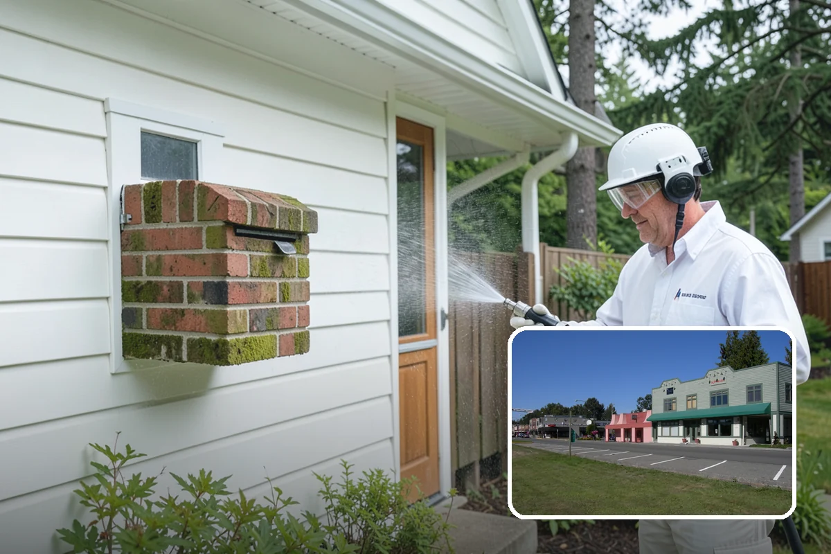 Wood Restoration in Snoqualmie, King County, WA - Reverses gray weathering and reveals fresh wood tone