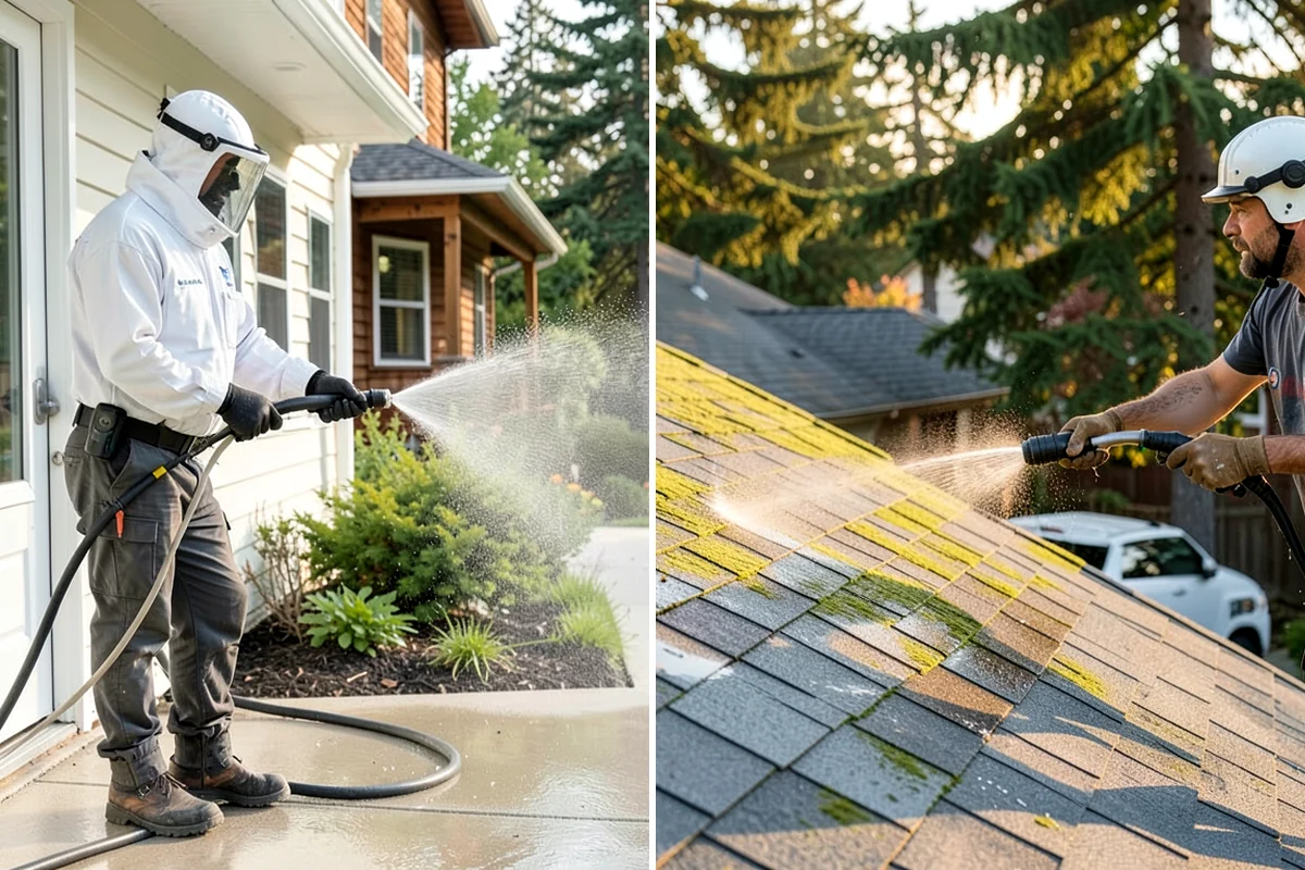 Wood Restoration in Snoqualmie, King County, WA - Apply stripper to remove old stain, sealer, or paint